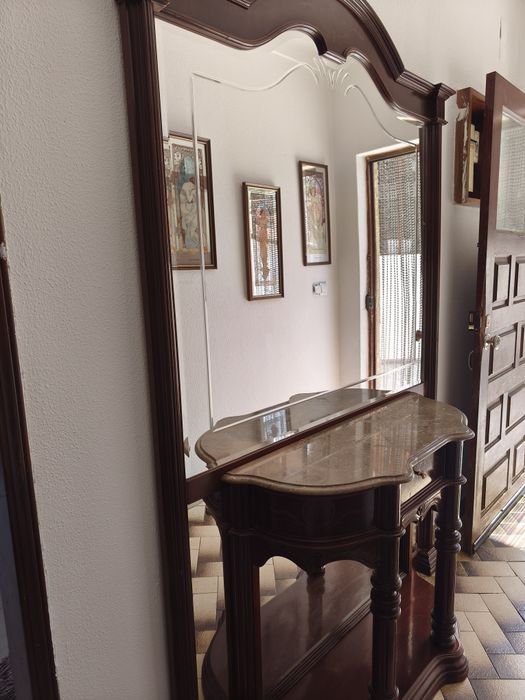 Movel de entrada/consola com espelho