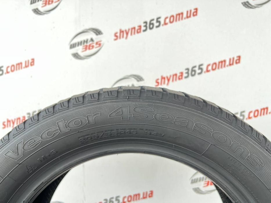205/55 r16 goodyear vector 4 seasons 6mm шини бу