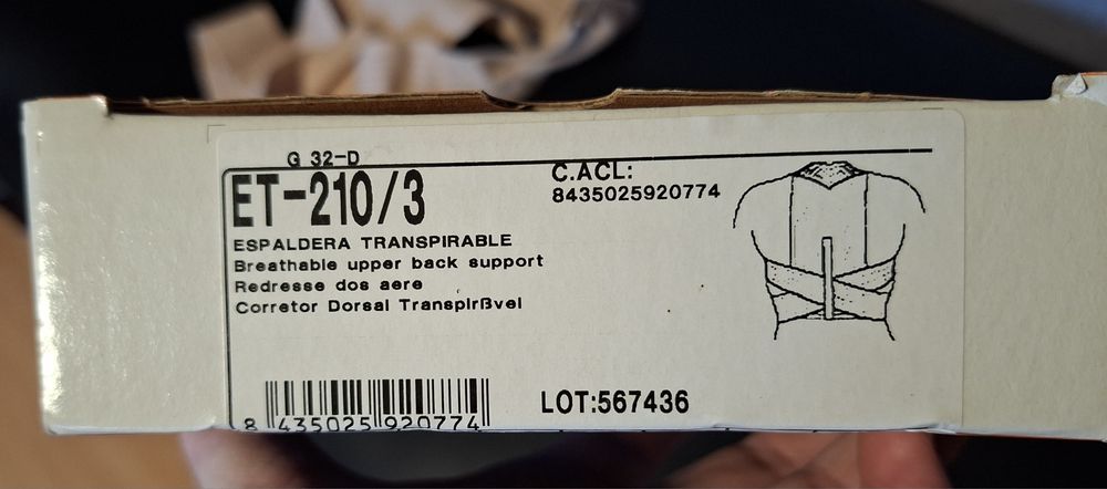 Corretor dorsal T3 ORLIMAN