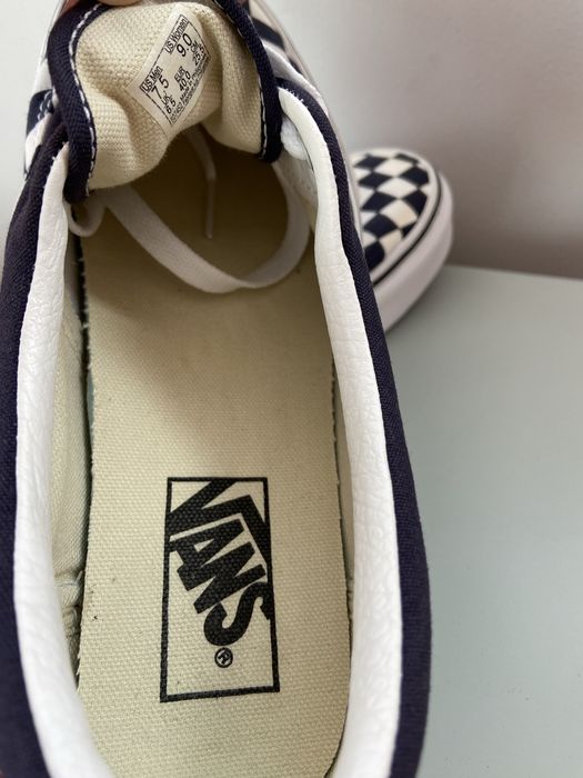 Кеды vans Unisex Era Checkerboard- blue