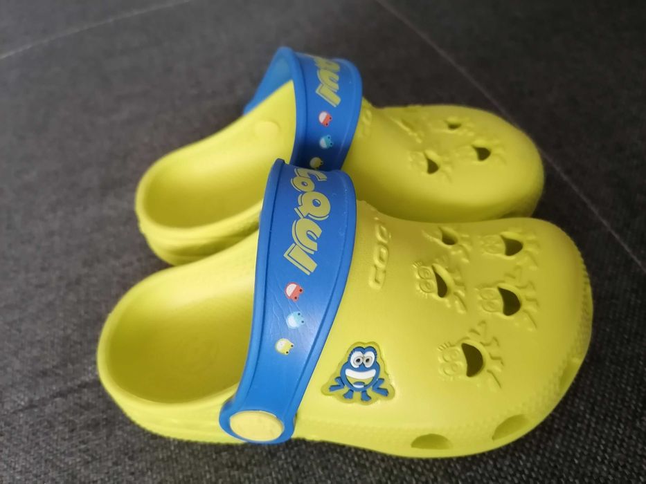 Chodaki dziecięce coqui Little frog