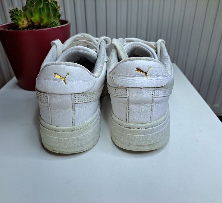 Skórzane sneakersy Puma CA Pro Classic Białe/Złote Rozm. 39 (25 cm)