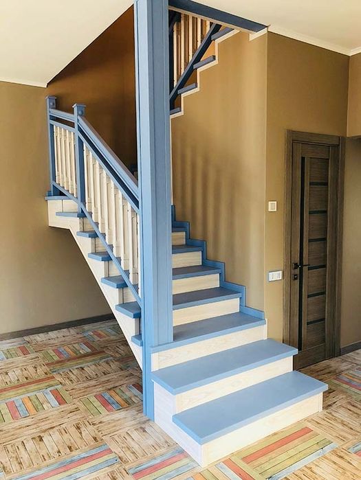 Лестницы на ЗАКАЗ, деревянные, облицовка бетонных и металлических