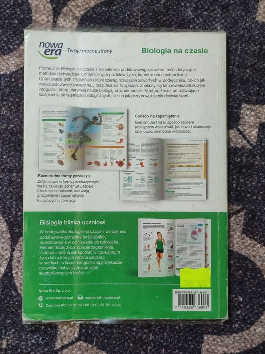 Podrecznik do biologii nowa era klasa 1 zakres podstawowy, używany