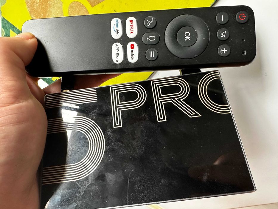 Box Android 4K X5 Pro Premium | 4GB+128GB | Corpo Alumínio | Air Mouse