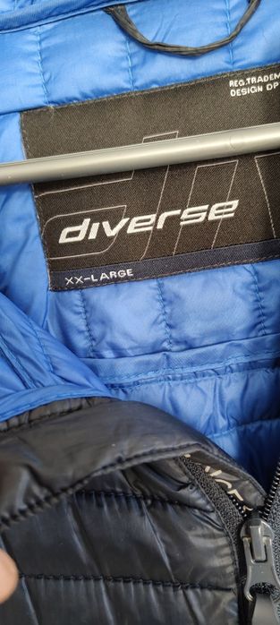 XXL Diverse kurtka diverse męska pikowana granatowa