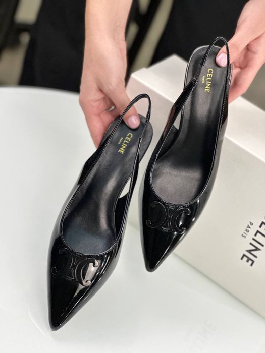 Слінбеги брендові celine 5,5 см каблук