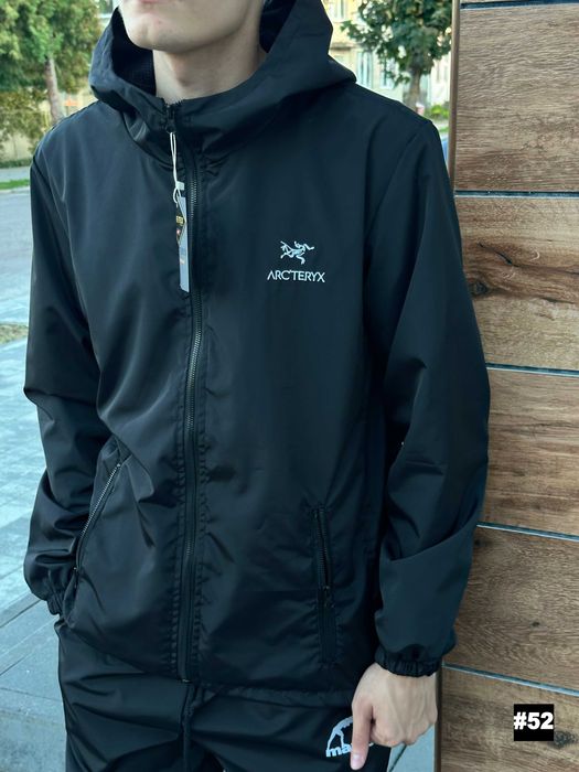 ARCTERYX Черная Ветровка — Нейлоновая Куртка Артерикс ГорТекс