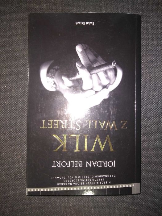 Dobra książka - Wilk z Wall Street Jordan Belfort (jak nowa) (E6)