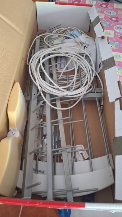 Antena Externa UHF Teka Triple AX - Compatível TDT e 4G/LTE - NOVA