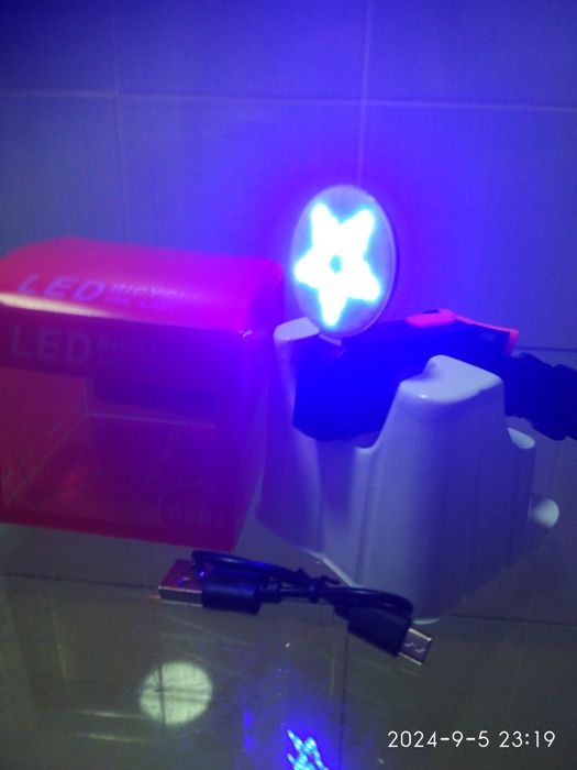 Задний фонарь, фара на велосипед USB