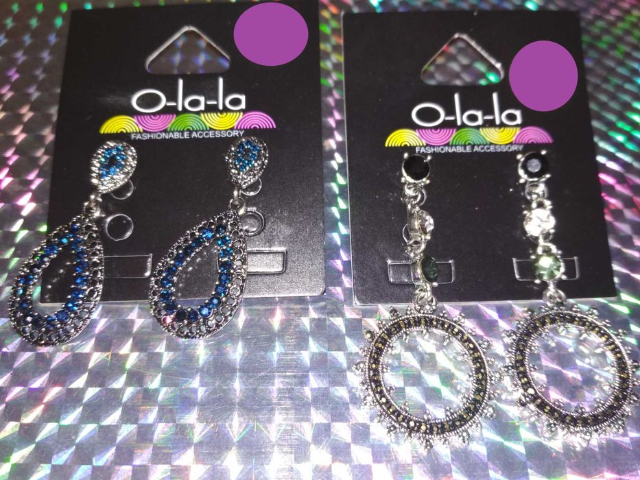 серьги бижутерия