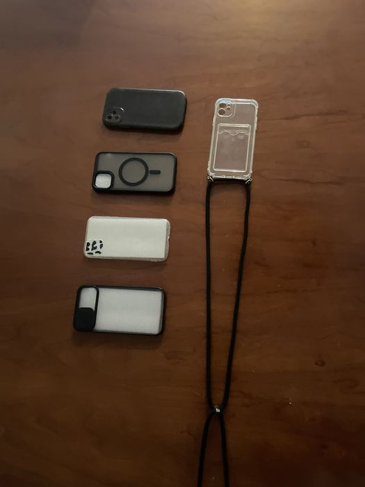 Conjunto 5 capas para iphone 11