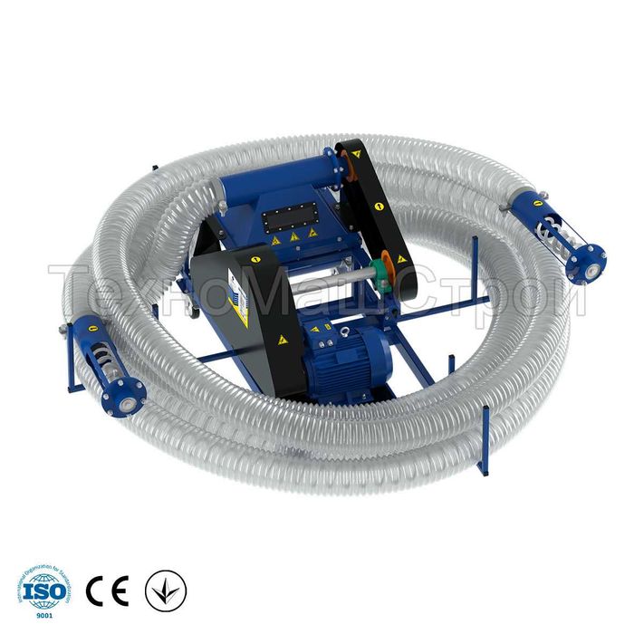 Гнучкий шнековий транспортер DUO - 24м. Гнучкий шнек.