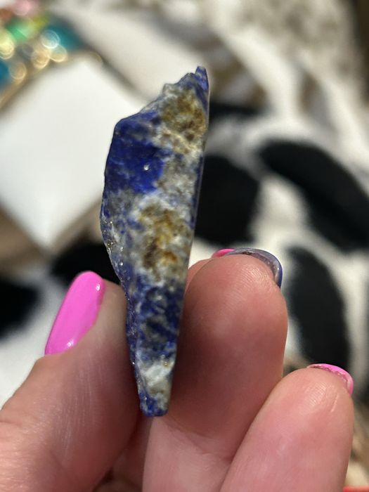 Zawieszka lapis lazuli z pirytem