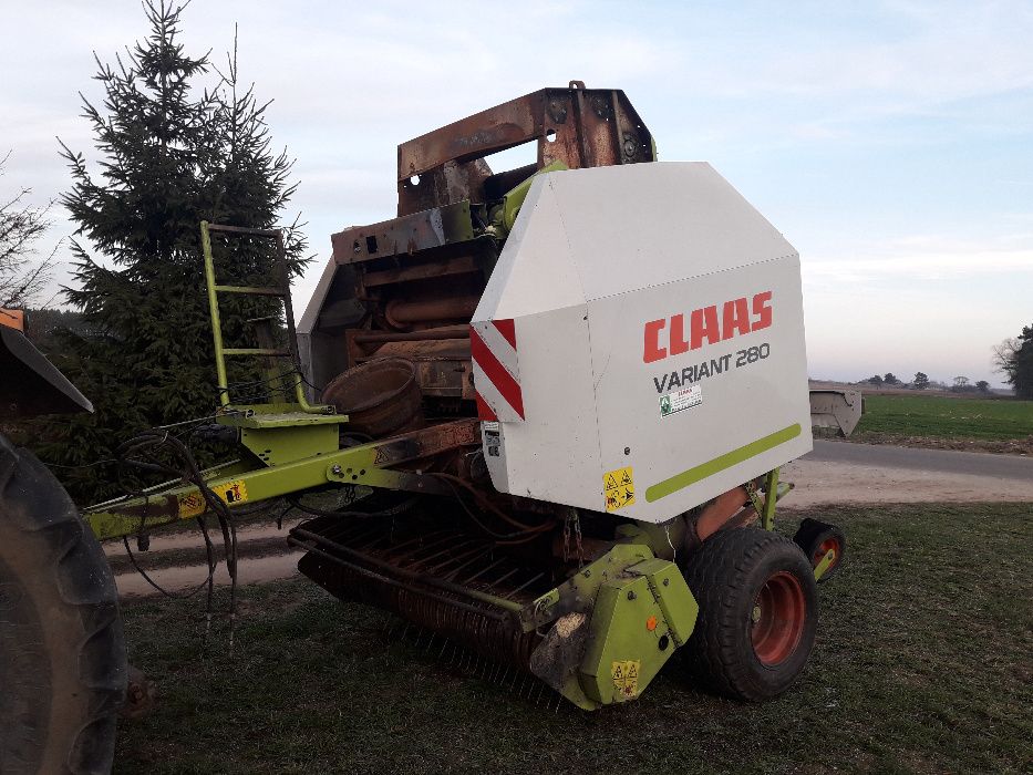 claas Variant 280 260 częśći z prasy rolland osłona rotor podbieracz