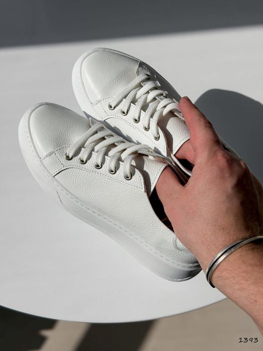 Кеди натуральна шкіра