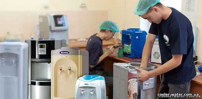 Ремонт з виїздом кулера для води, обслуговування, чистка, дезінфекція
