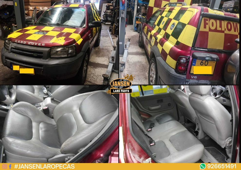 land rover Freelander bancos PELE e forras portas 350€