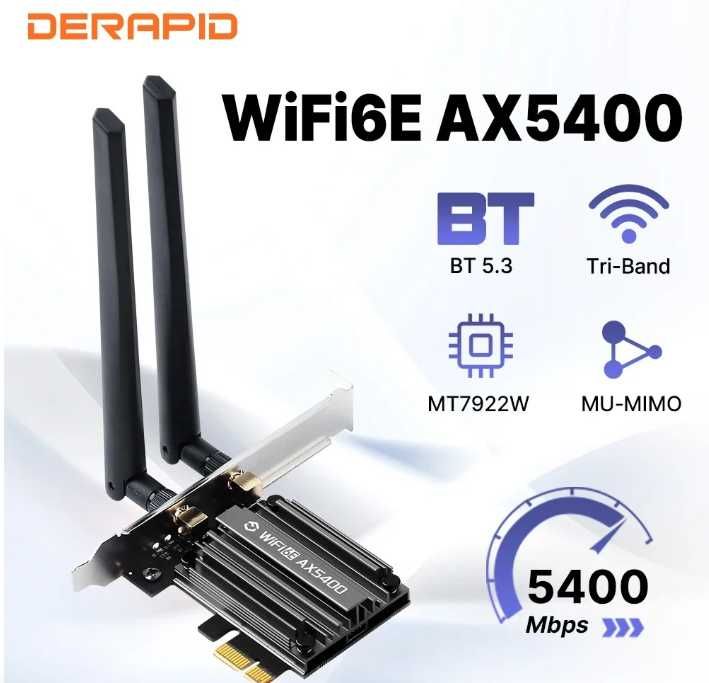Wi-Fi Bluetooth плата (PCIe Adapter)