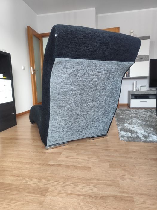 Chaise longue preta como nova