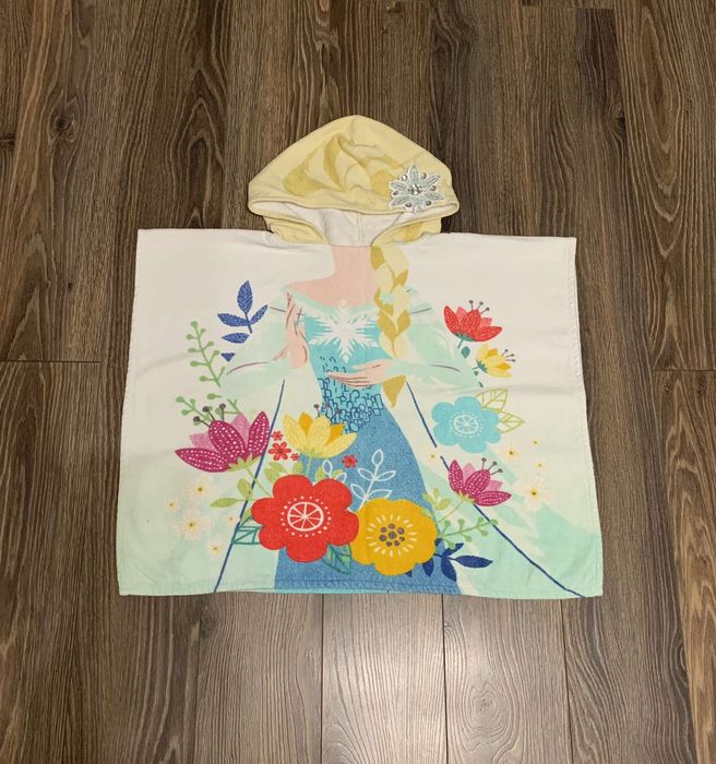 Полотенце пончо для пляжа Disney Elsa Frozen Эльза