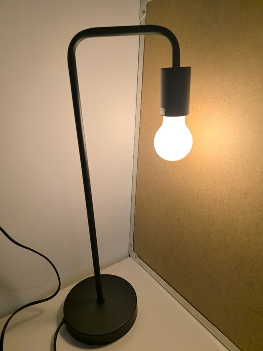 Lampa stołowa Trio Leuchten Diallo - czarna matowa, jak nowa + żarówka