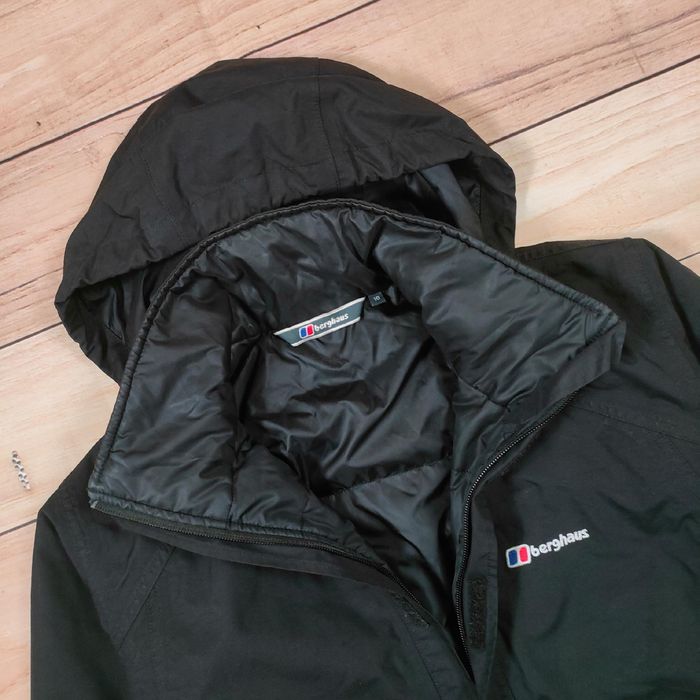 BERGHAUS Kurtka AQ2 Czarna Ocieplana Logowana r. 10 ( M )