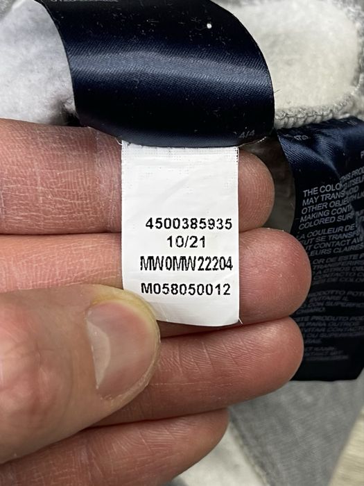 Tommy Hilfiger кофта балахон XL размер на флисе серая с принтом