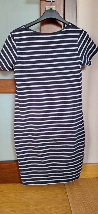 Sukienka M H&M Mama ciążowa bawełna w paski