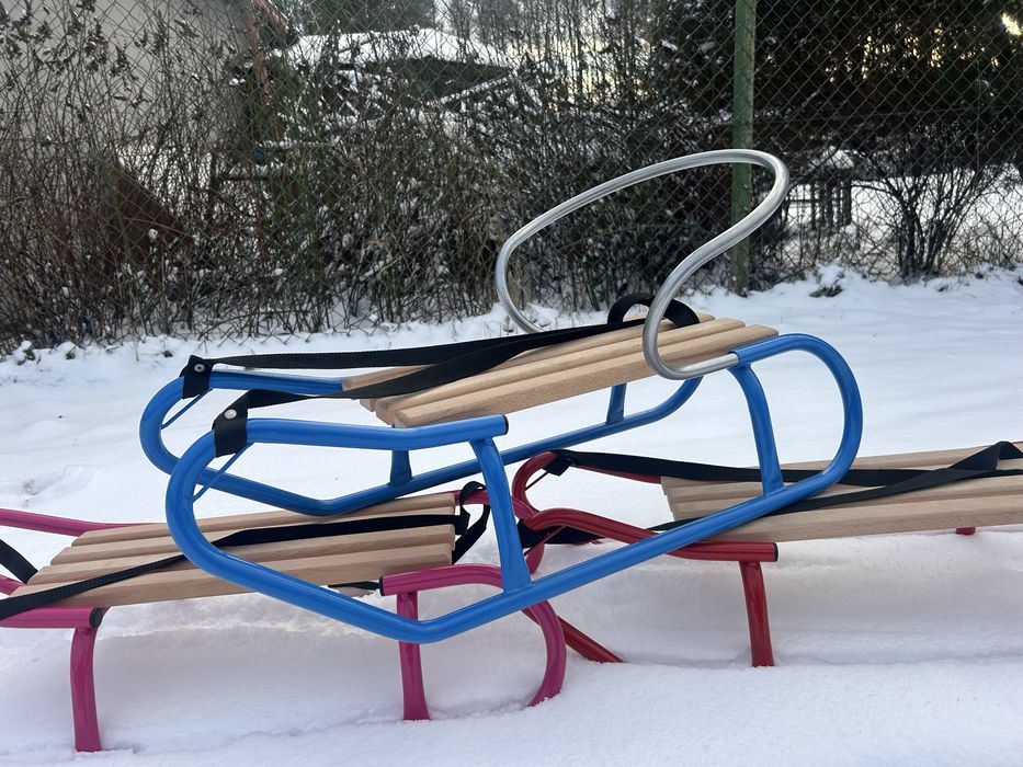 Nowe sanki z oparciem buk producent