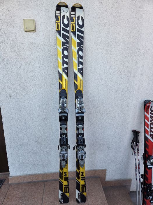 Narty Atomic SLII 160 cm z wiązaniami