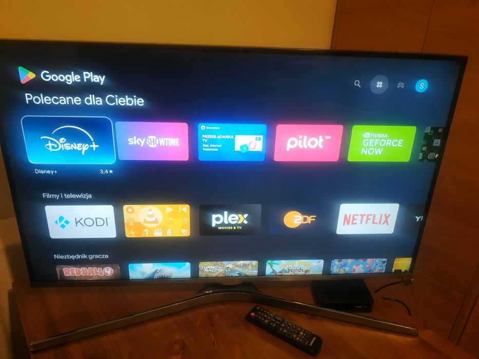 TV 40" Samsung + Smart Box Wifi  Netflix YouTube Android TV