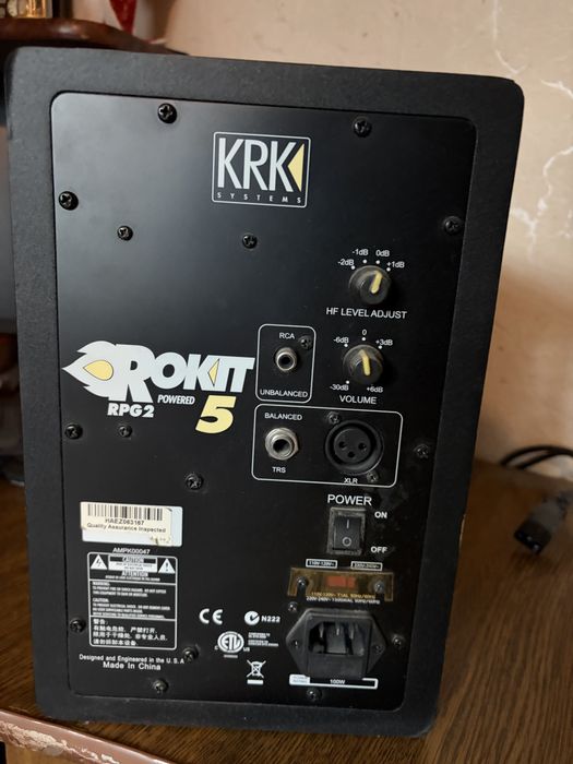 Два студійних монітори (колонки) KRK system Rockit 5 RPG2