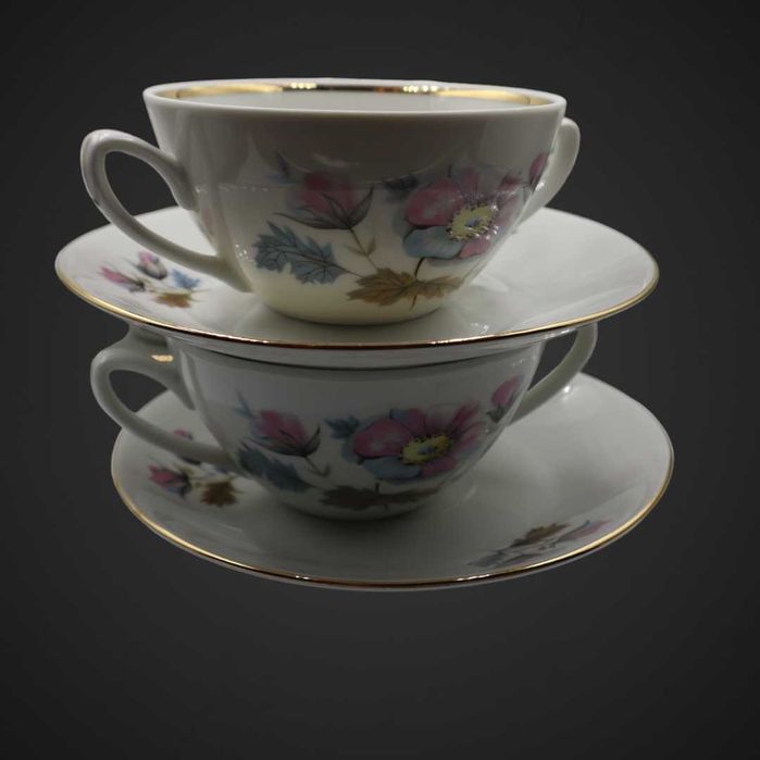 Bulionówki Chodzież + talerzyki  B41/050204