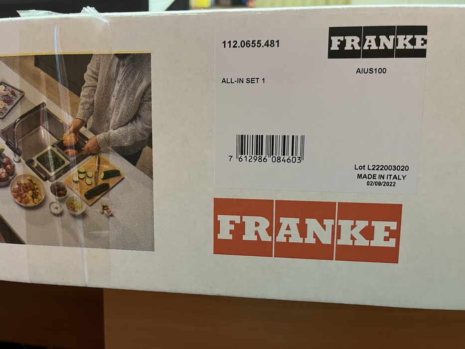 Franke all in set 1.  Akcesoria ociekacz i deska