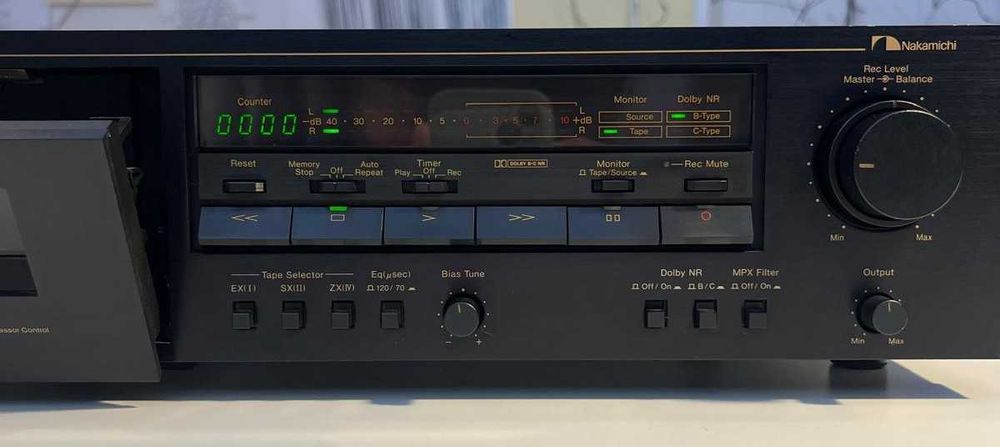 Leitor/Gravador Cassetes Nakamichi CR-3E