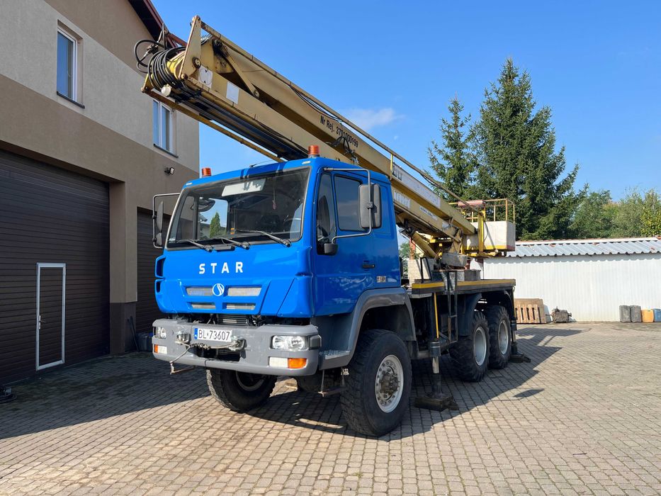 STAR 266 M 6x6 MAN Podnośnik Koszowy Bumar Koszalin P-183/184