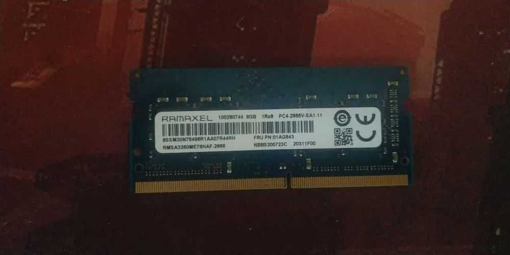 Оперативна пам'ять ноутбучна 8 GB SO-DIMM DDR4 2666 MHz