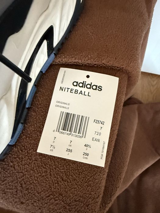 Sneakersy Adidas niteball 40 2/3 41 czarne