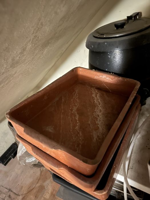 conjunto de 3 assadeiras de barro retangulares
