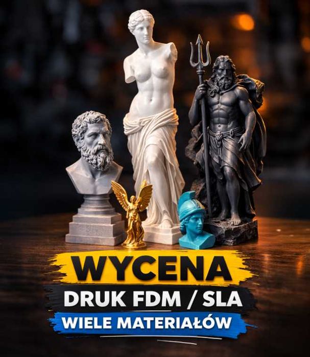 Druk 3D | Dorabianie części | Skanowanie i Projektowanie | Żywica FDM