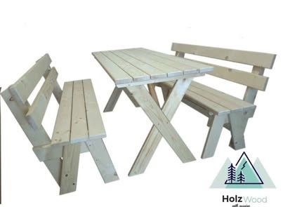 Zestaw komplet mebli ogrodowych meble ogrodowe stol lawki