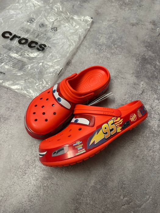 Crocs x McQueen , крокси маквін шльопанці маквин 42 43