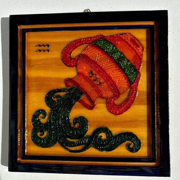 Pintura em madeira feita à mão - Vários Signos