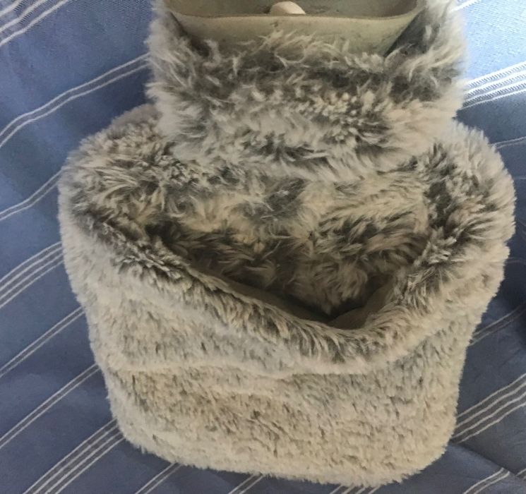 Botija de água quente com capa