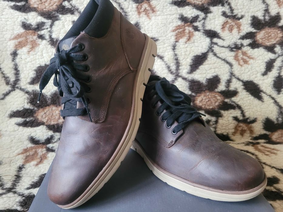 Mega skórzane buty za kostkę Timberland Bradstreet r.43,5