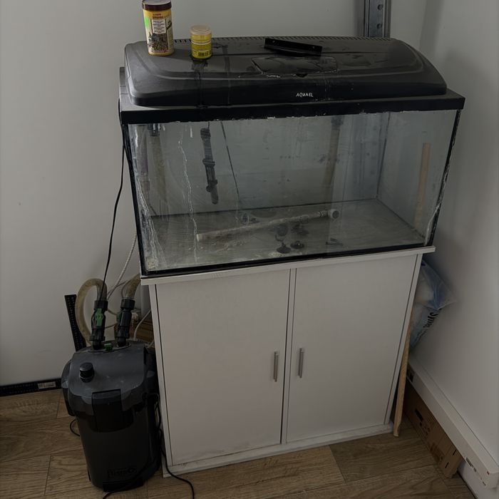 Kompletne akwarium 110 l z szafką filtr terra EX 1500 plus