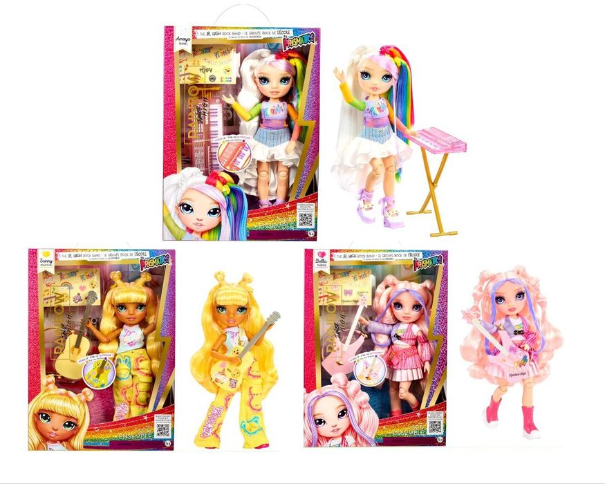 Rainbow high junior rock band - Sunny, Bella