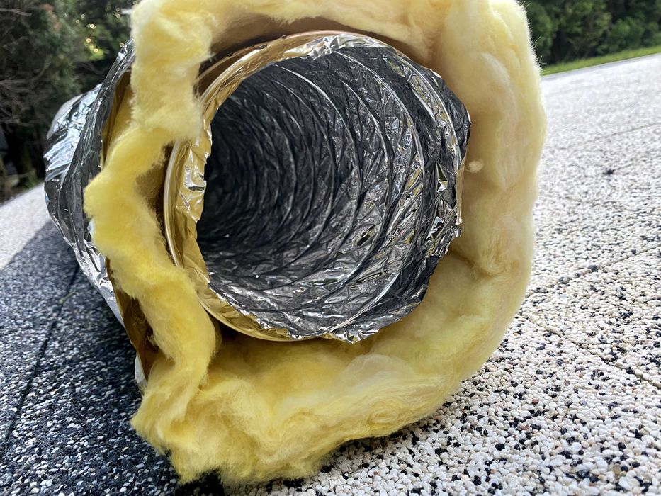 Przewód, kanał wentylacyjny, elastyczny, izolowany, 2 mb